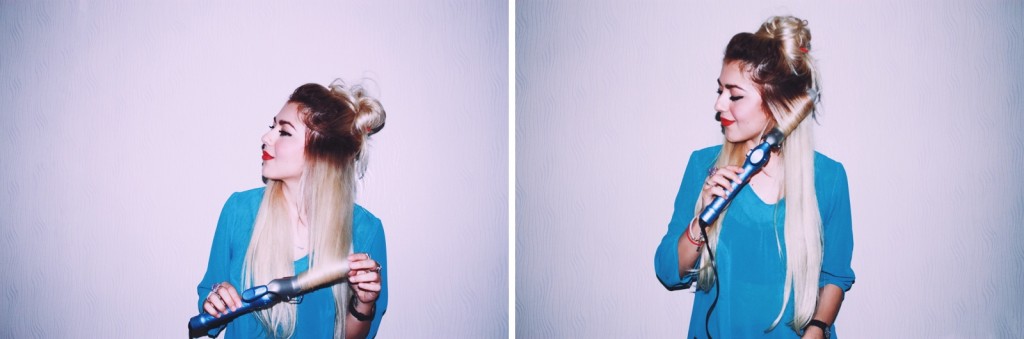 Anette Morgan Vegan Mexican Blogger using BaByliss SallyBeauty 4
