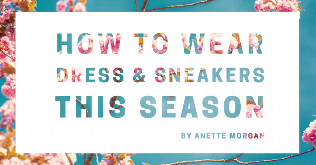 ANETTE MORGAN WELLNESS LIFESTYLE BLOG DRESS & SNEAKERS OOTD 1